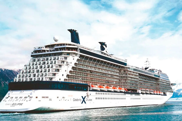 Disfrutando del paisaje patagónico en el crucero Celebrity